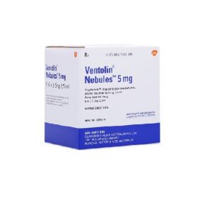 Ventolin Nebules 5mg ( H/ 6 vỉ x 5 ống ) – Gsk