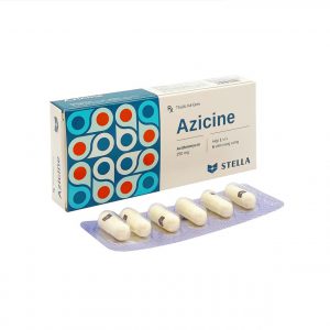 Azicine – Azithromycin 250mg Stella ( H/ 1 vỉ x 6 viên )