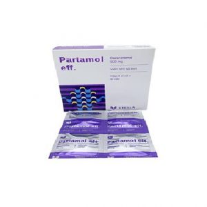 Partamol Eff – Paracetamol 500mg( H/ 4 vỉ x 4 viên sủi ) – Stella