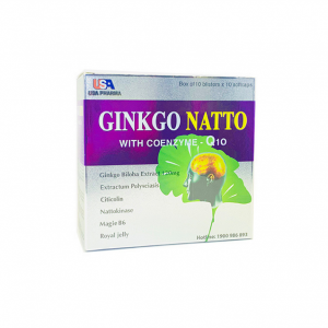 Ginkgo Nato 120mg ( H/ 10 vỉ x 10 viên ) – USA Pharma