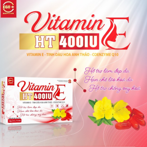 Vitamin 400IU E ( Đỏ )( H/ 3 vỉ x 10 viên ) – Ego Pharma