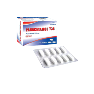 Paracetamol 500mg ( H/ 10 vỉ x 10 viên dài ) – Tw 3 Hải Phòng