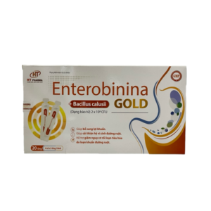 Enterobinina – Gold – 2 tỉ bảo tử ( H/ 4 vỉ x 5 ống ) – Bika Pharma