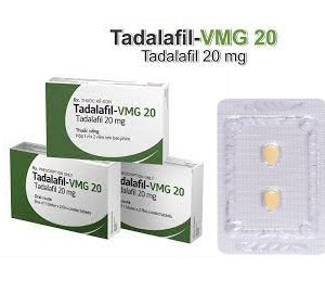 Tadalafil 20mg ( H/ 1 vỉ x 2 viên ) –  Vimedimex 2